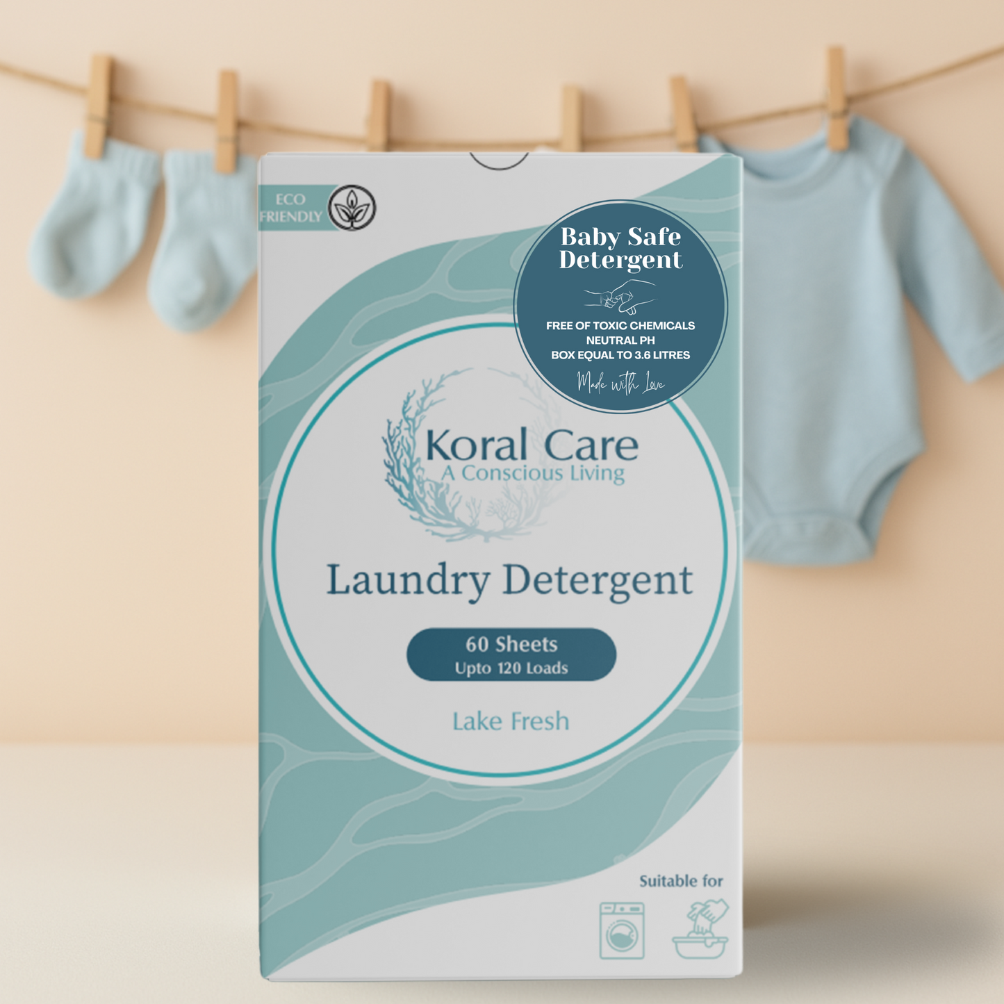 Baby Detergent Sheets - For Sensitive Skin